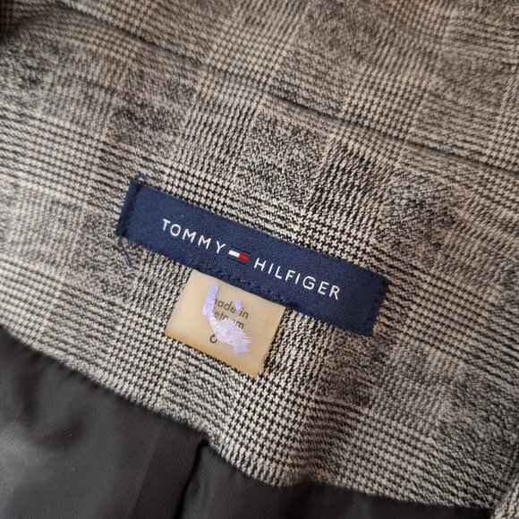 Tommy Hilfiger Blazer Women's Size 6 Gray Plaid - Picture 4 of 6